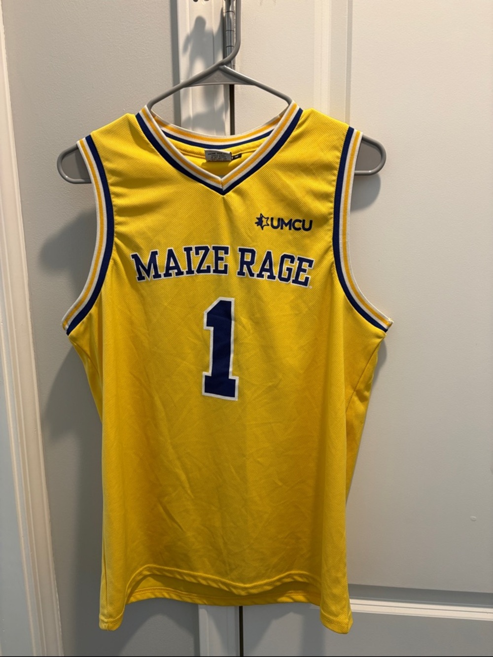 University of Michigan Maize Rage Basketball Jersey